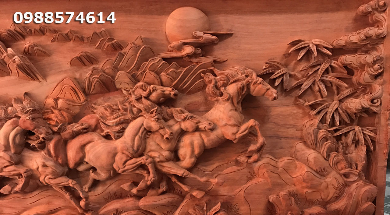 Mural Horse wood carving file stl  OBJ and ZTL for CNC 3D print model_21