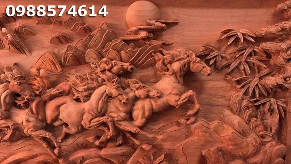 Mural Horse wood carving file stl  OBJ and ZTL for CNC 3D print model_16