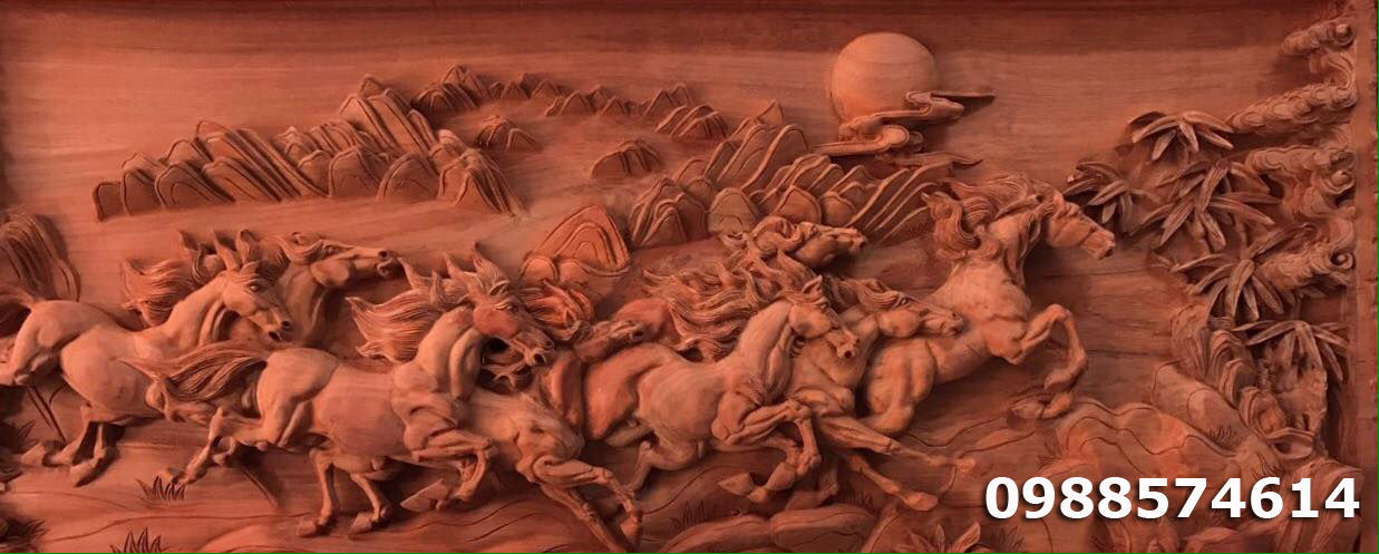 Mural Horse wood carving file stl  OBJ and ZTL for CNC 3D print model_17