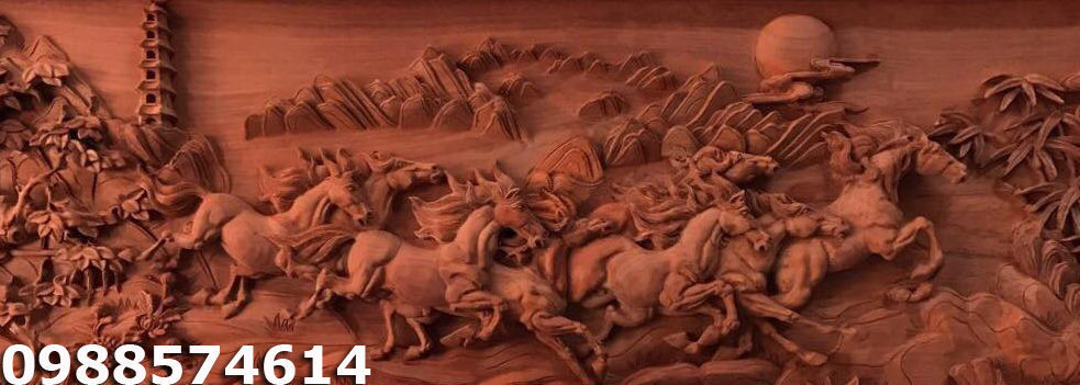 Mural Horse wood carving file stl  OBJ and ZTL for CNC 3D print model_18