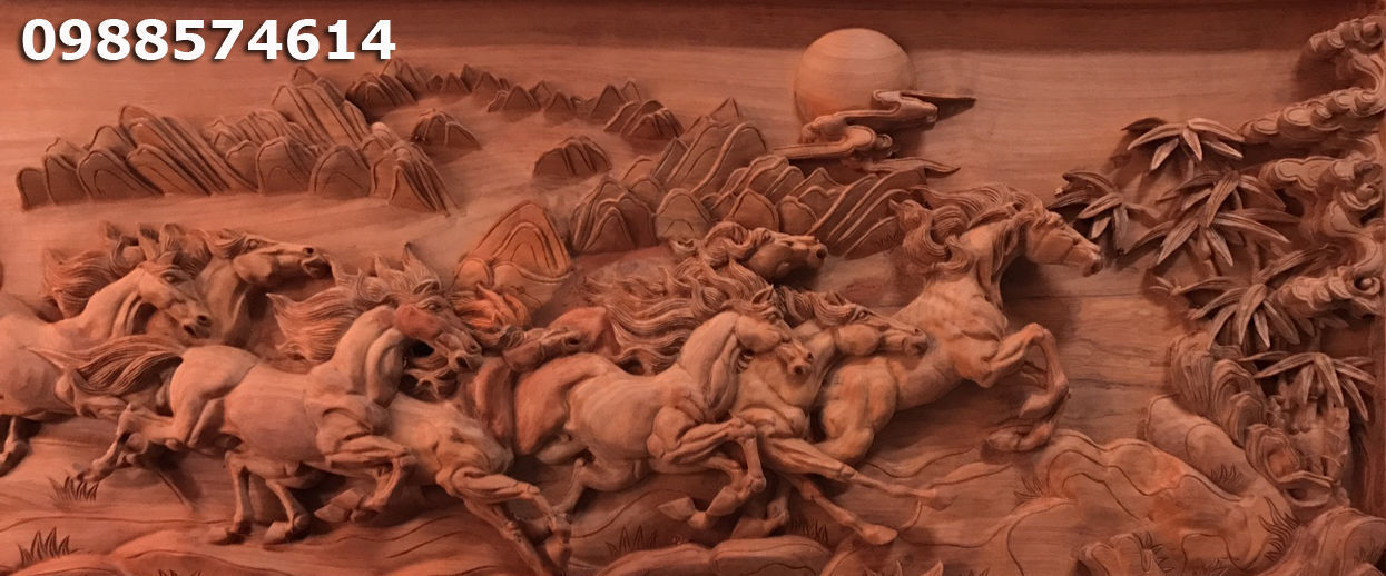 Mural Horse wood carving file stl  OBJ and ZTL for CNC 3D print model_20