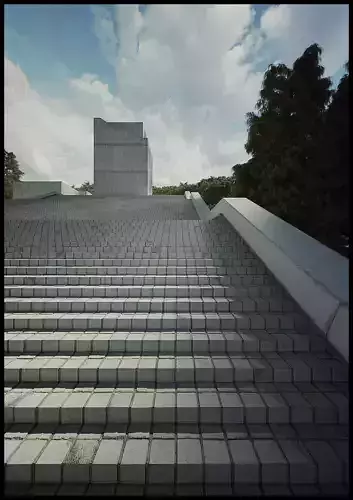 Tadao Museum Stairs form Third  Seventh Shortfilm 3D Scene 3D model
