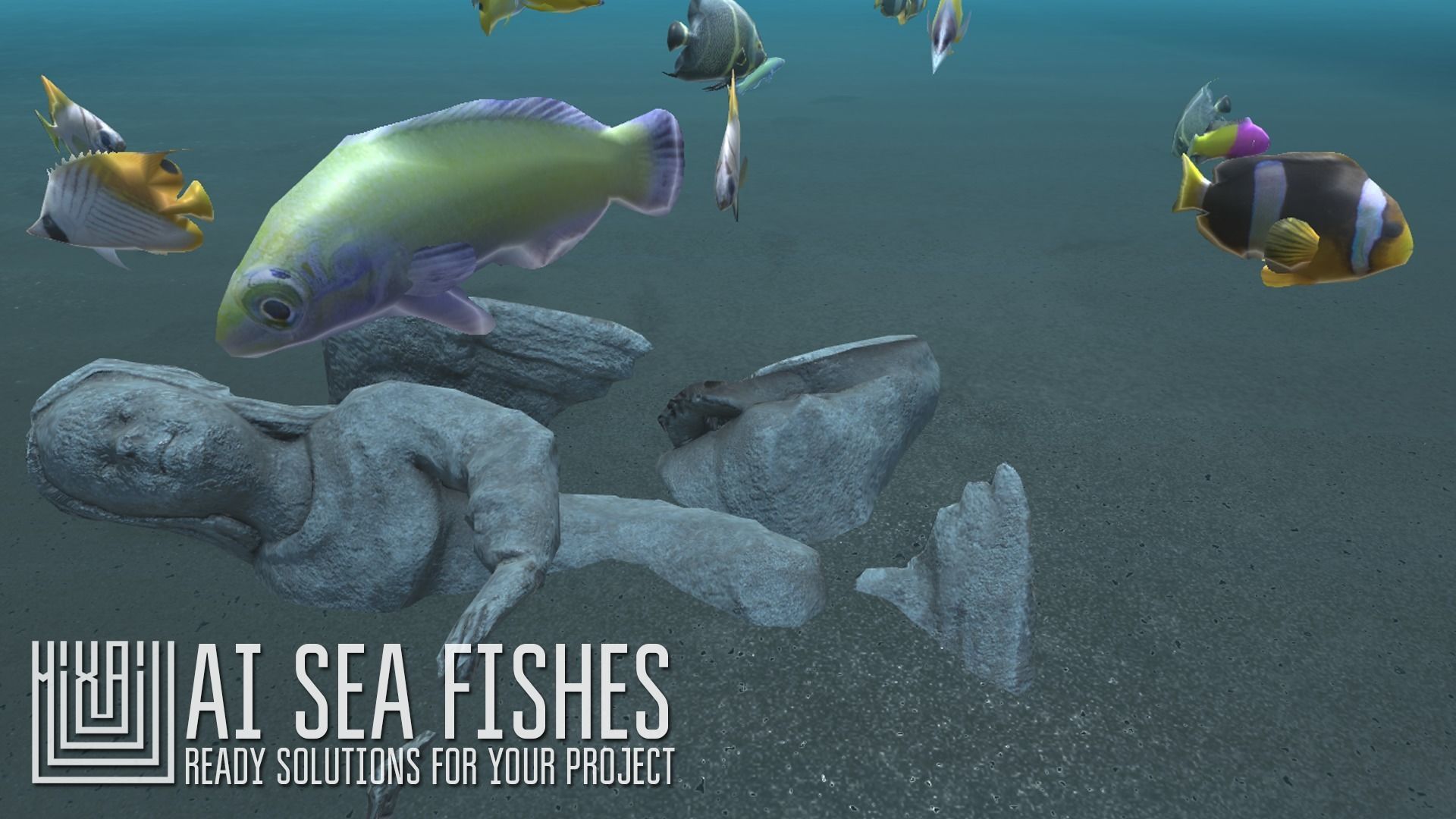 AI Sea Fishes - ready solutions for your project Low-poly 3D model_15