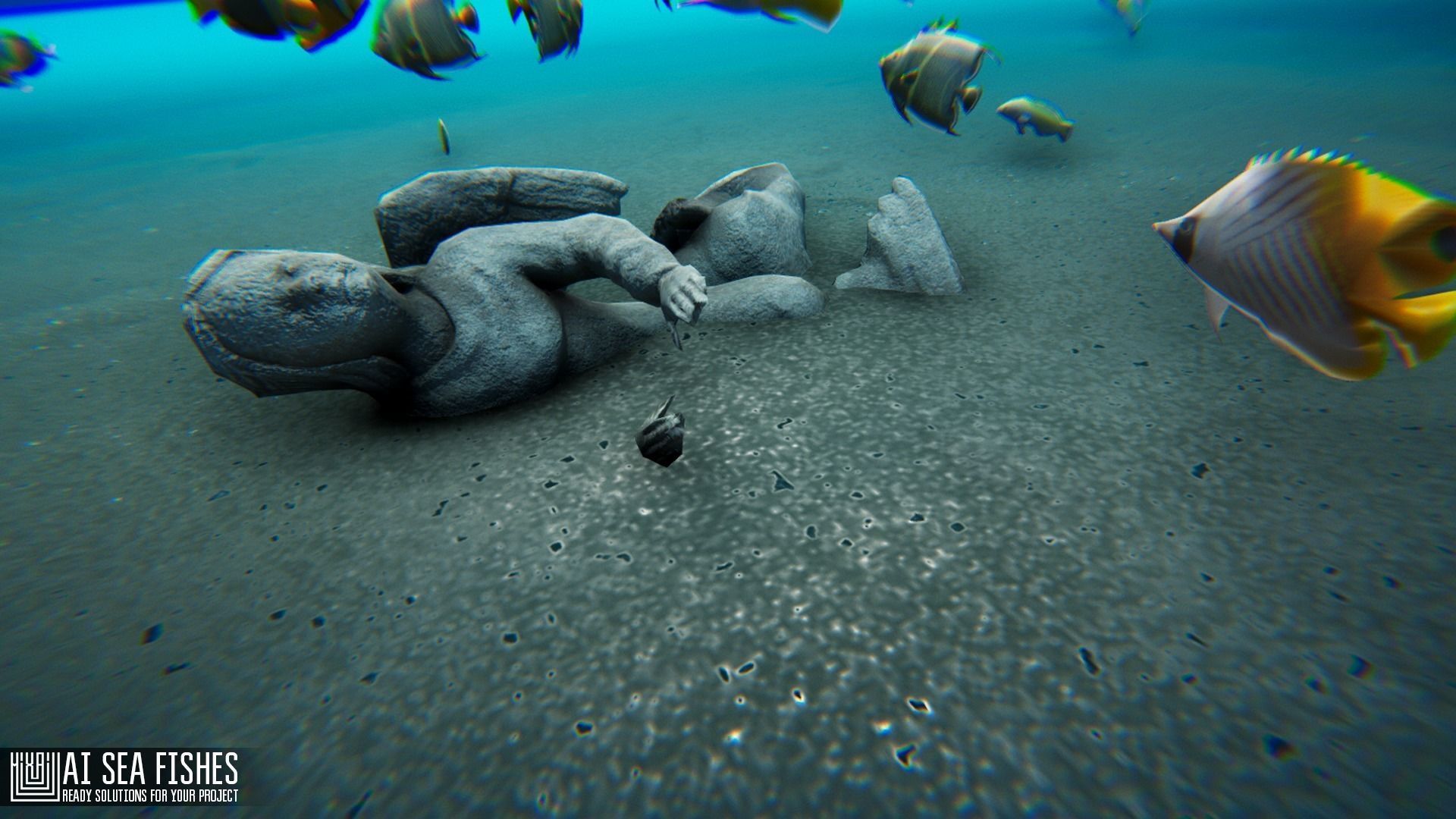 AI Sea Fishes - ready solutions for your project Low-poly 3D model_12