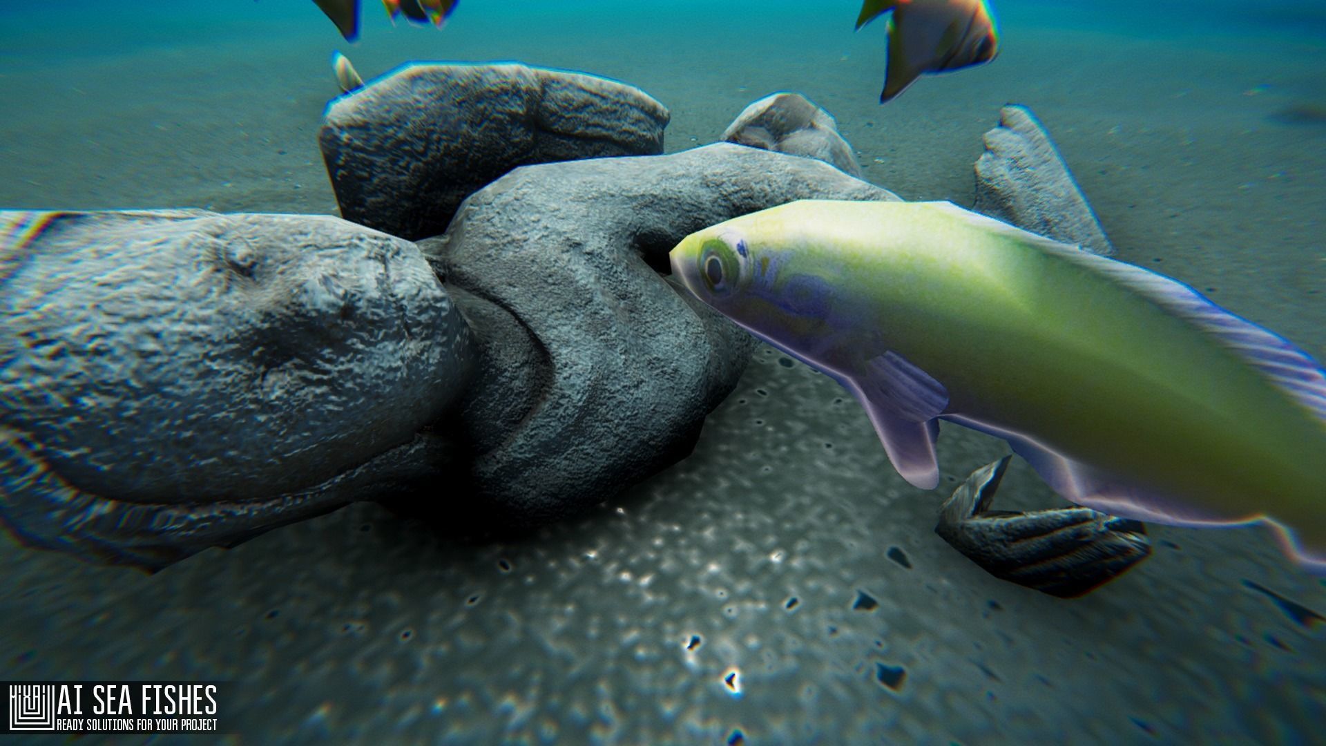 AI Sea Fishes - ready solutions for your project Low-poly 3D model_9