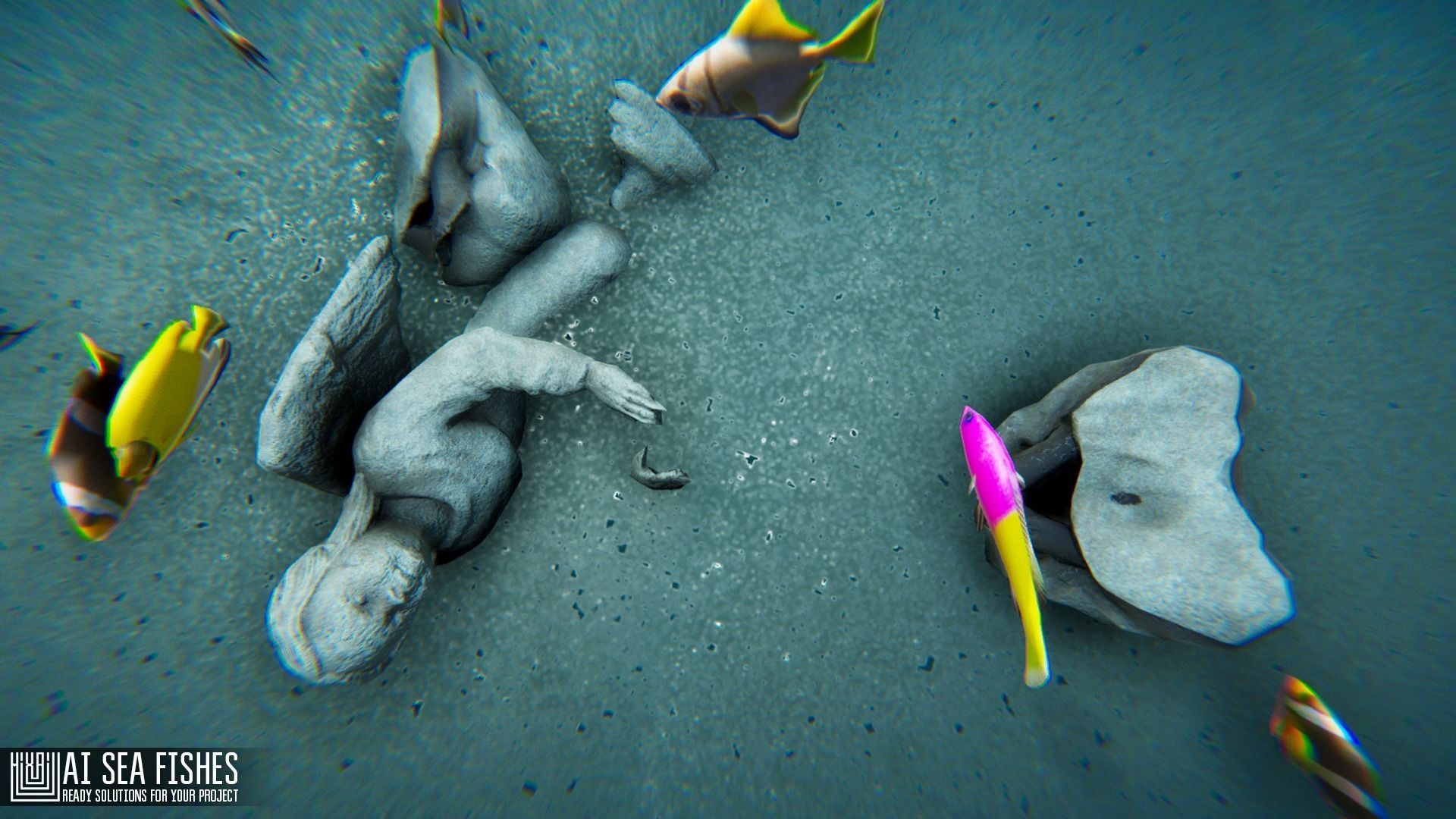 AI Sea Fishes - ready solutions for your project Low-poly 3D model_8