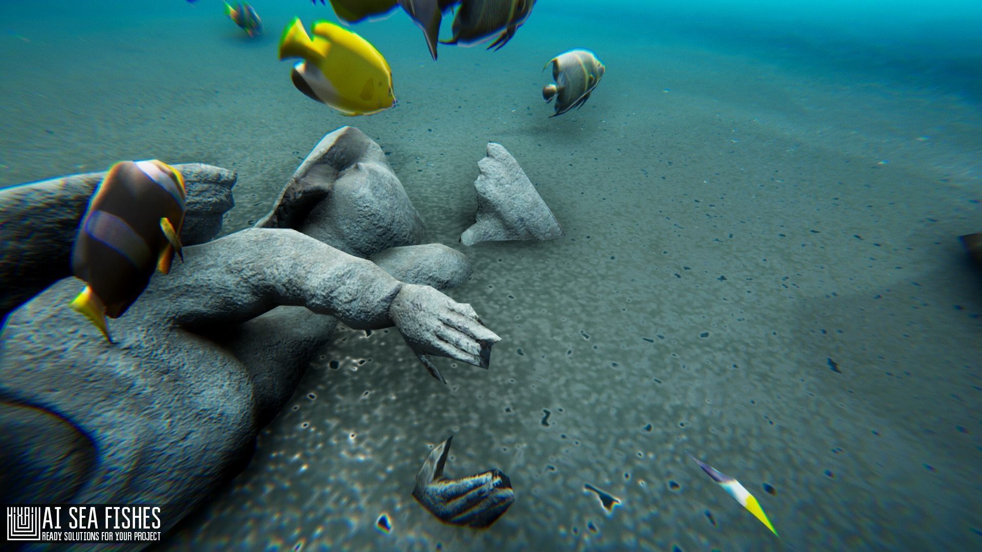 AI Sea Fishes - ready solutions for your project Low-poly 3D model_5