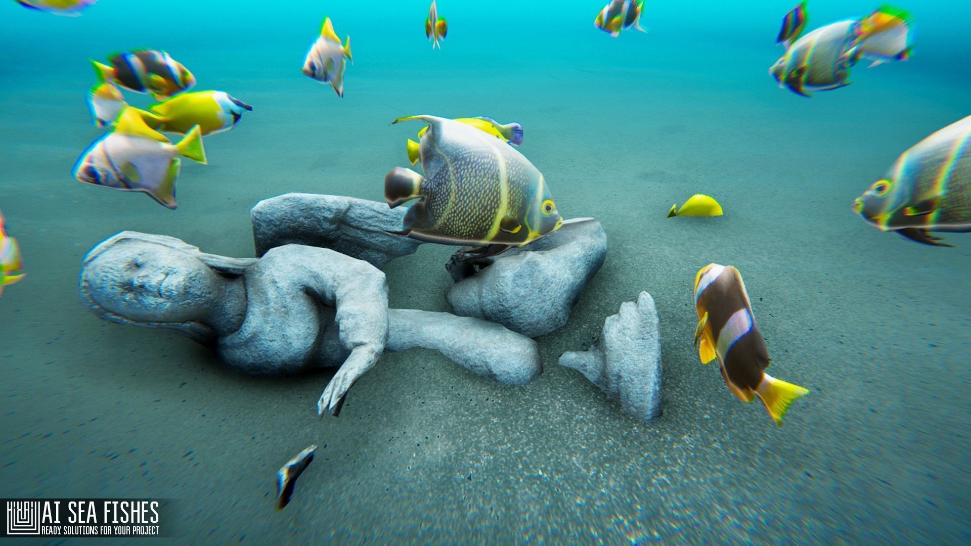 AI Sea Fishes - ready solutions for your project Low-poly 3D model_10