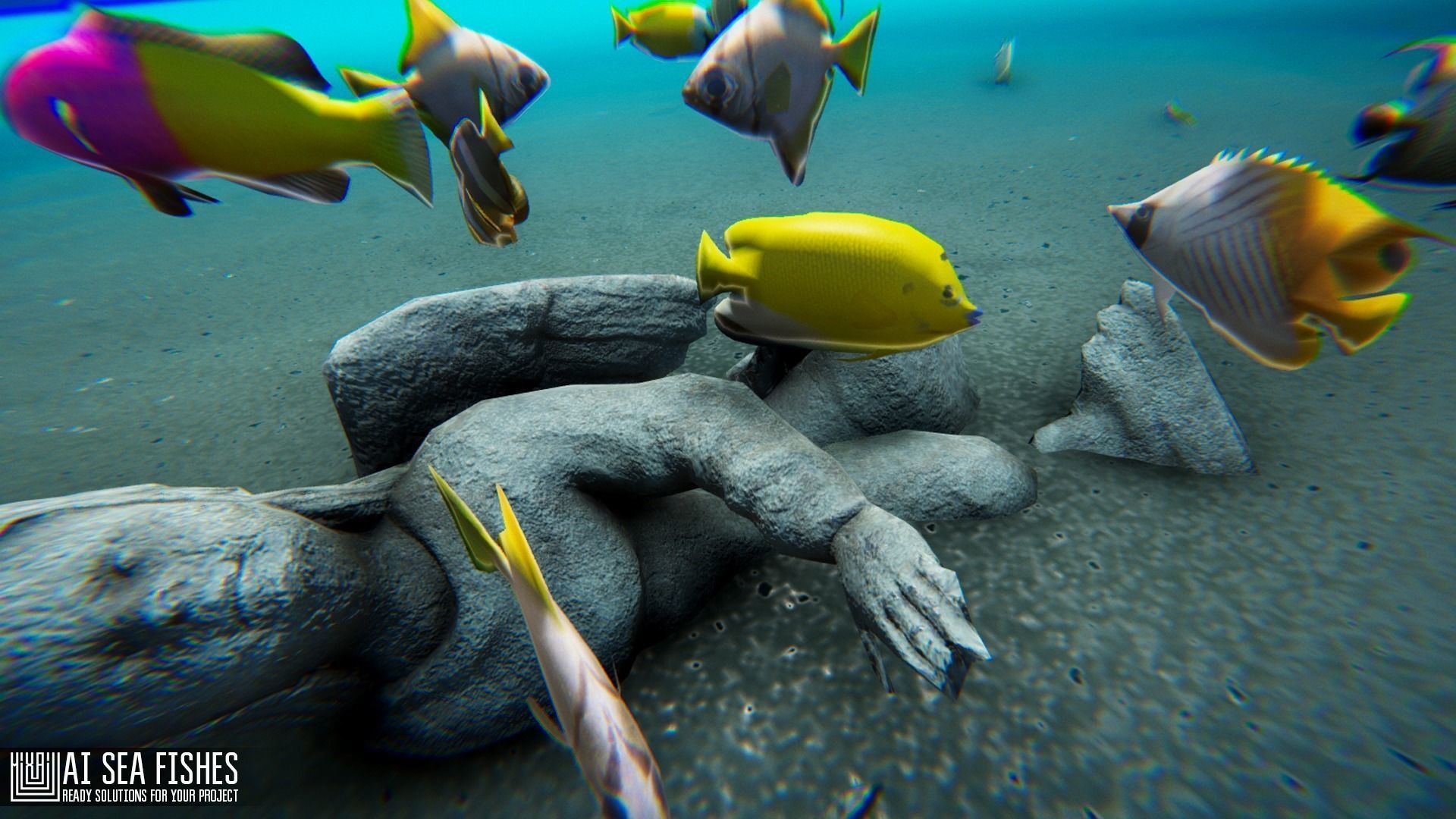 AI Sea Fishes - ready solutions for your project Low-poly 3D model_11