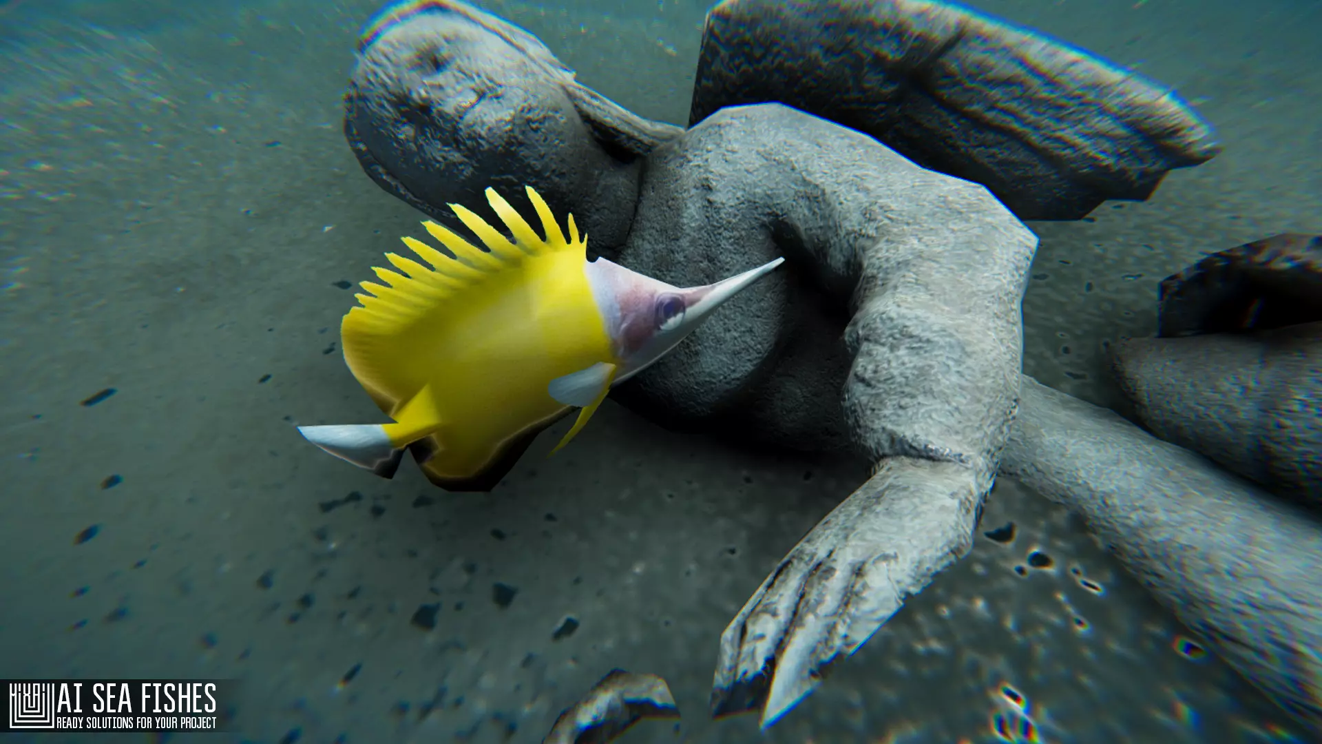 AI Sea Fishes - ready solutions for your project Low-poly 3D model_0