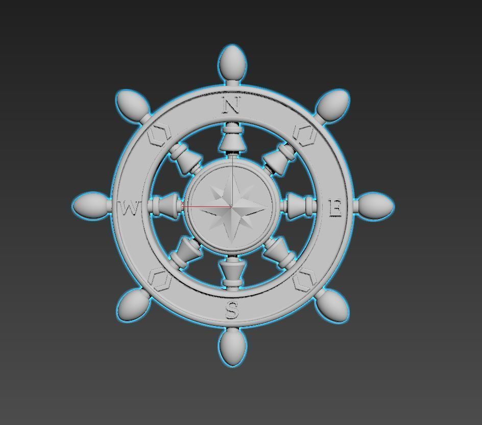 Pendant or key ring Free 3D print model_1