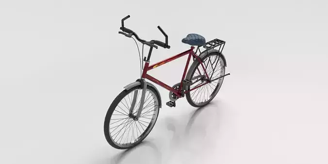 Bicycle Low-poly 3D model
