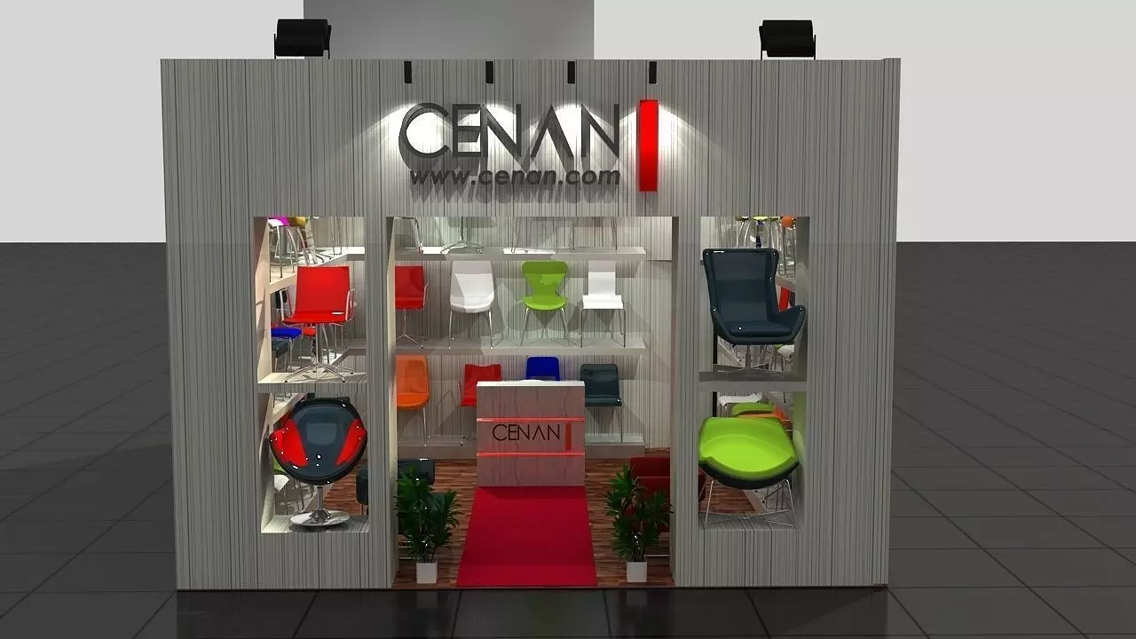 Cenan Exhibition Stand 3D model