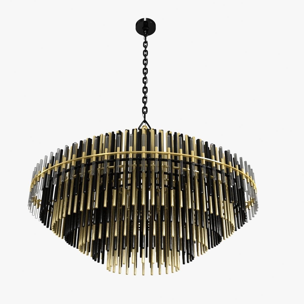 Restoration Hardware anders chair aero table emile chandelier 3D model_4