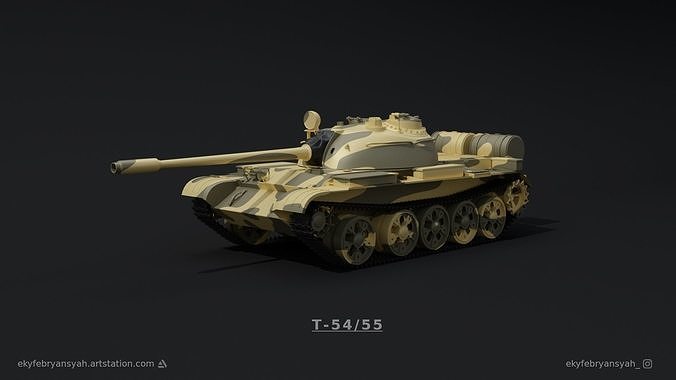 MBT T-55  3D model