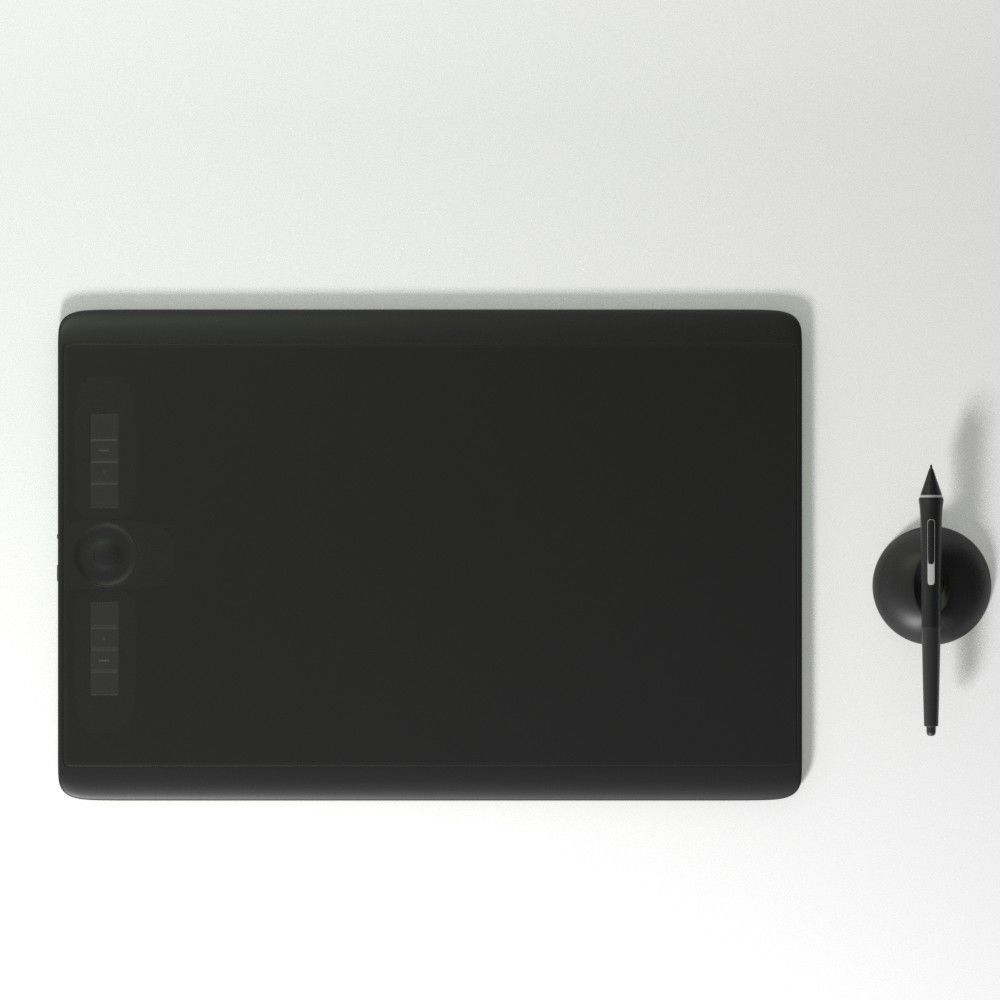 Graphic Tablet 3D model_1