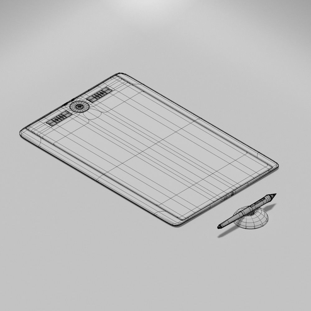 Graphic Tablet 3D model_2