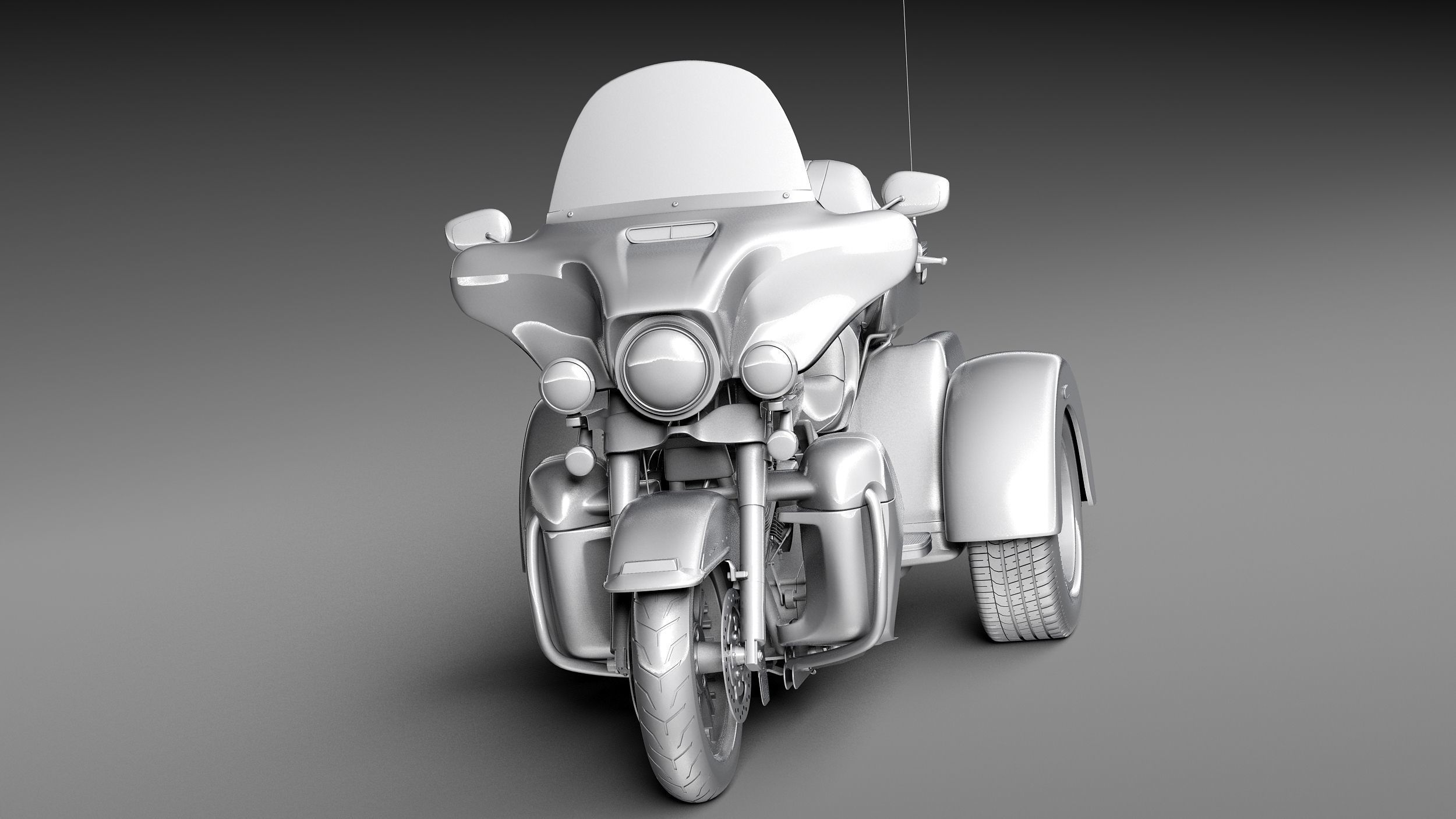 Harley-Davidson TriGlide 2015 3D model_9