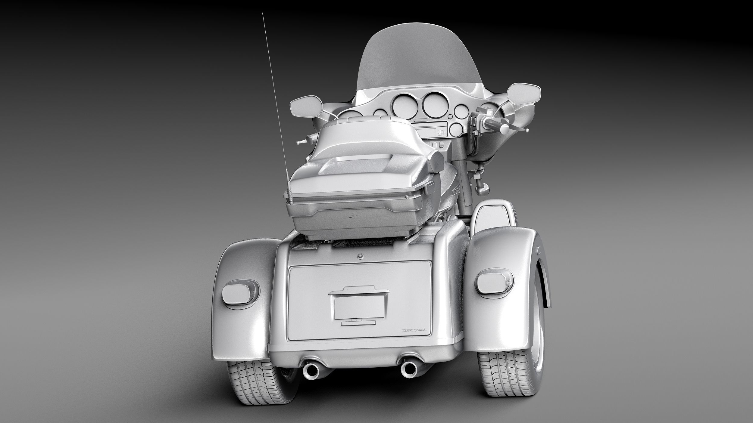Harley-Davidson TriGlide 2015 3D model_13