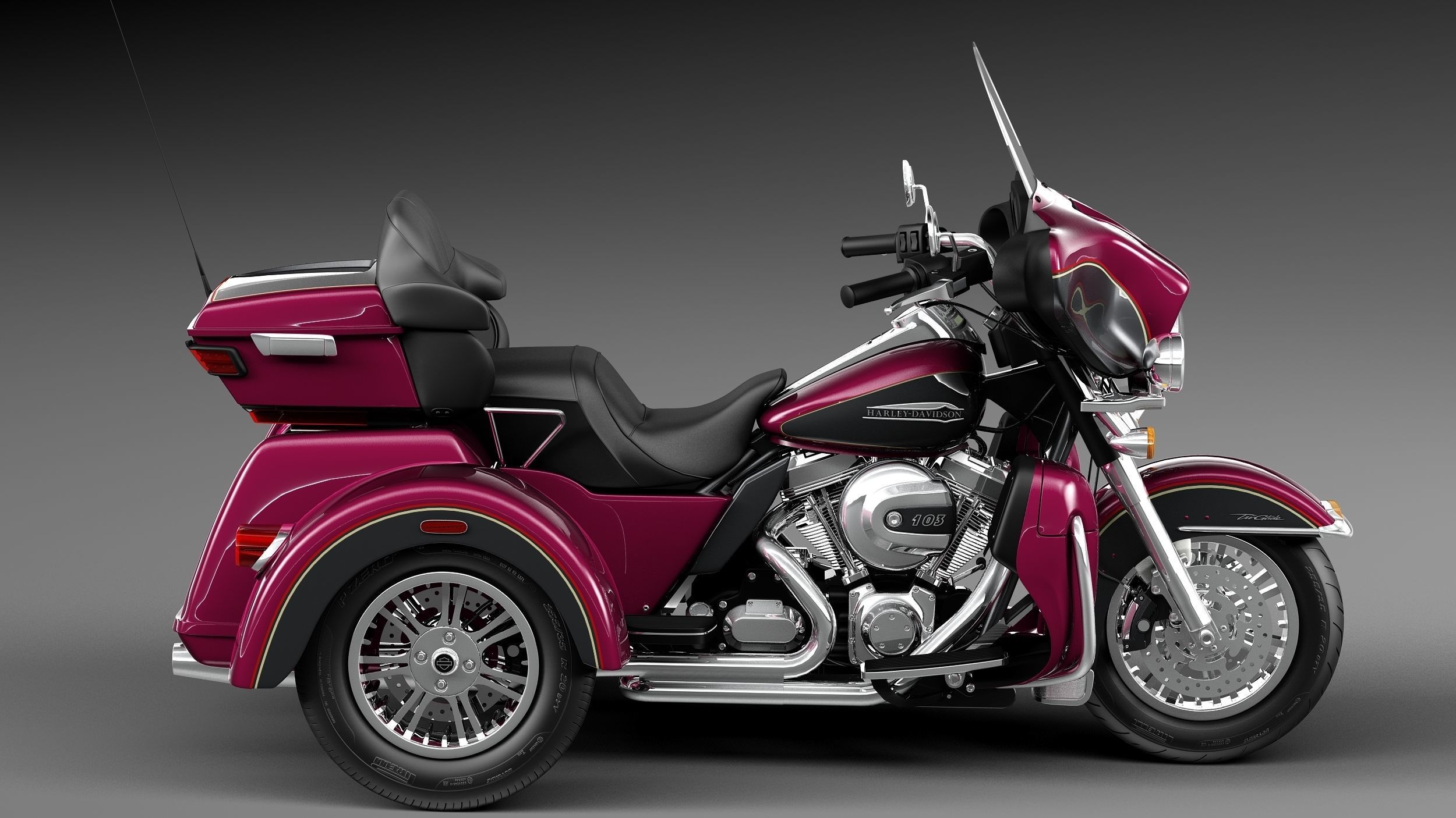 Harley-Davidson TriGlide 2015 3D model_6