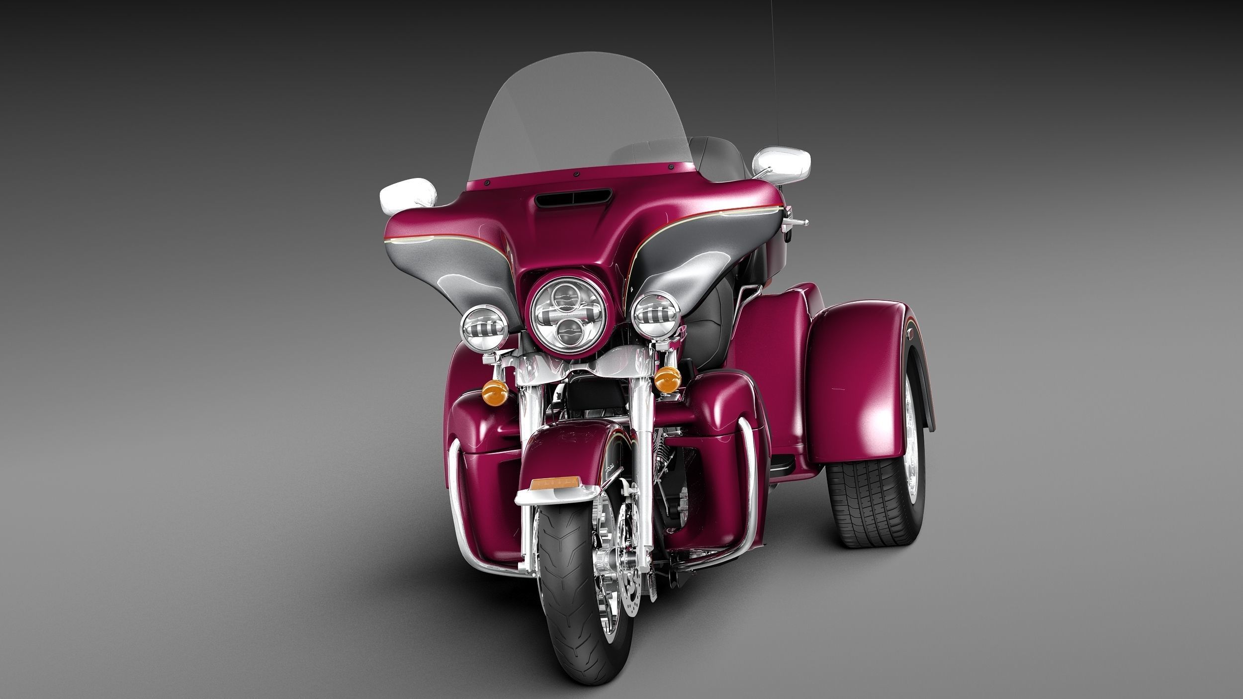Harley-Davidson TriGlide 2015 3D model_1