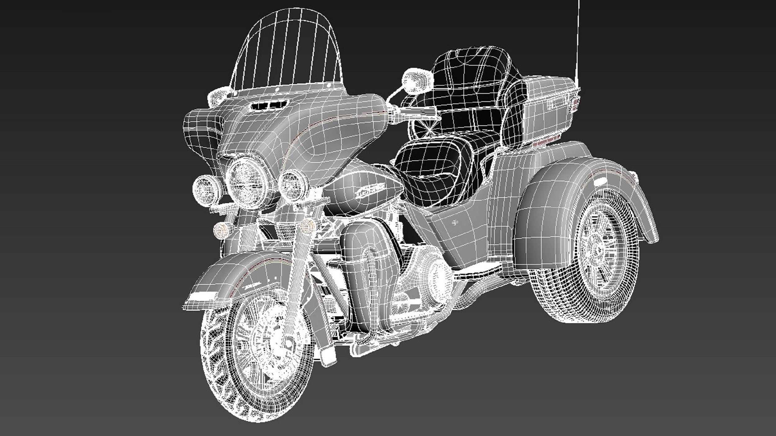 Harley-Davidson TriGlide 2015 3D model_16