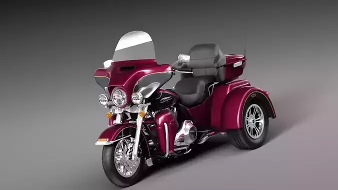 Harley-Davidson TriGlide 2015 3D model