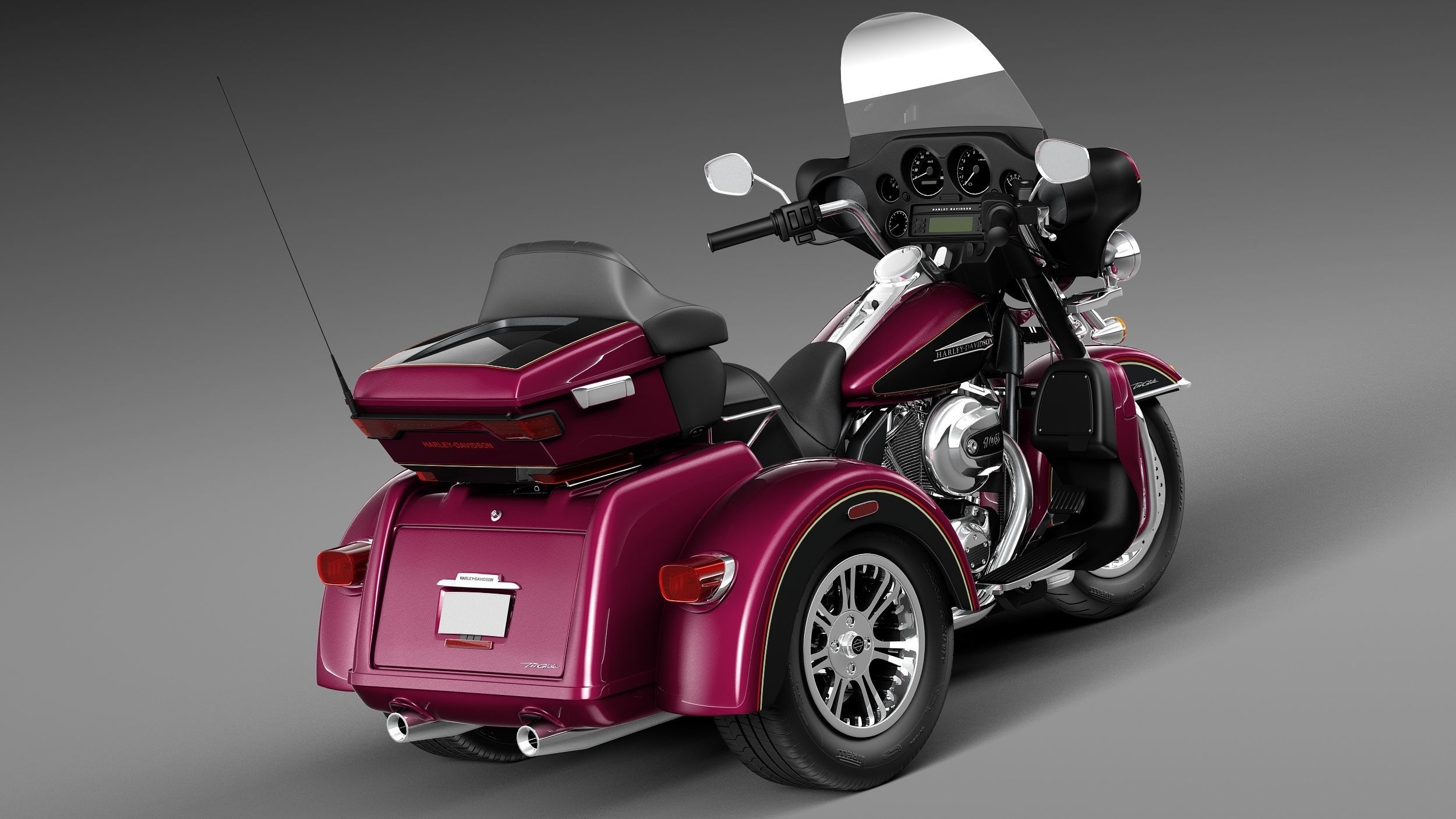 Harley-Davidson TriGlide 2015 3D model_4