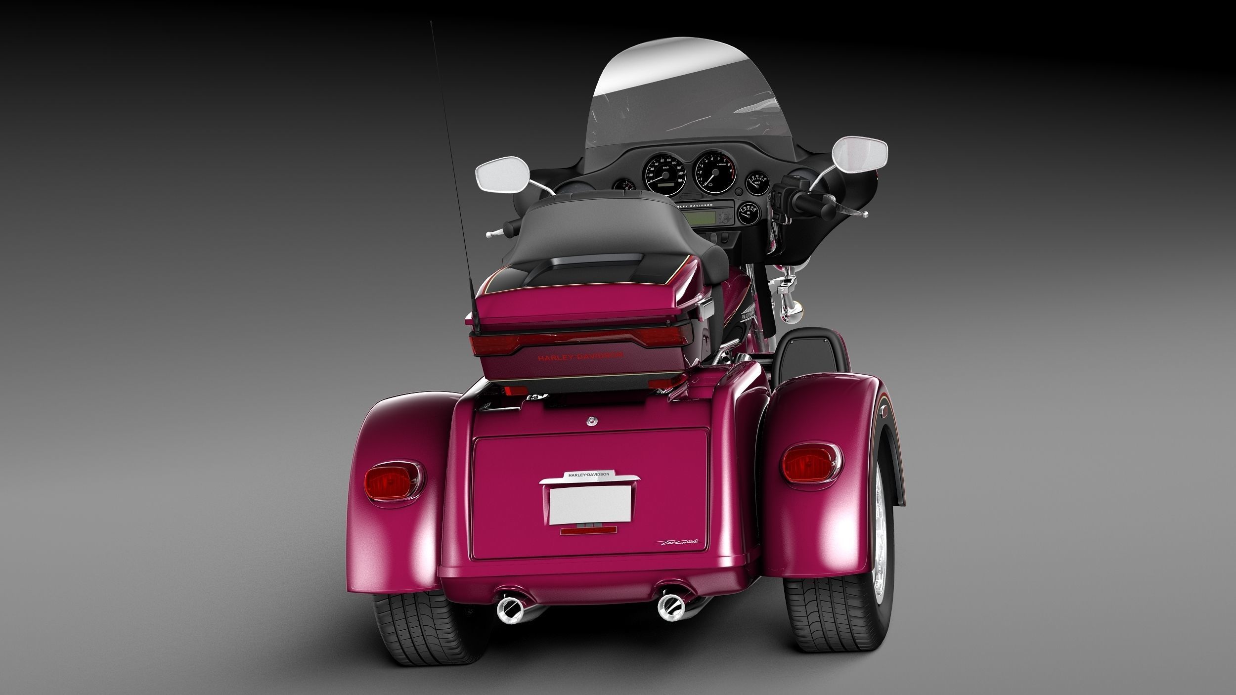 Harley-Davidson TriGlide 2015 3D model_5