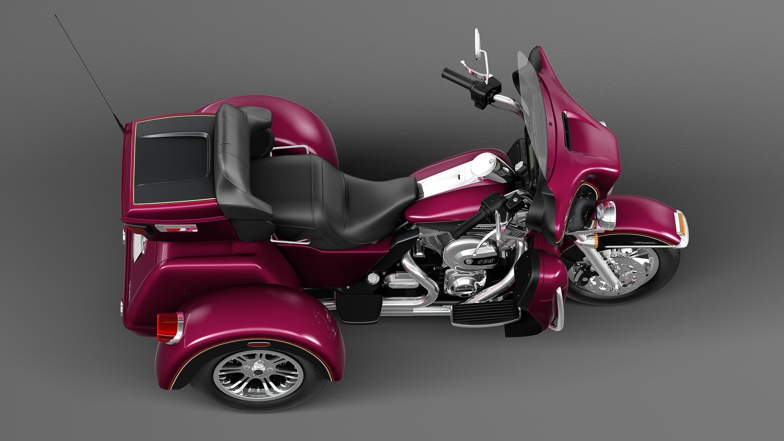 Harley-Davidson TriGlide 2015 3D model_7