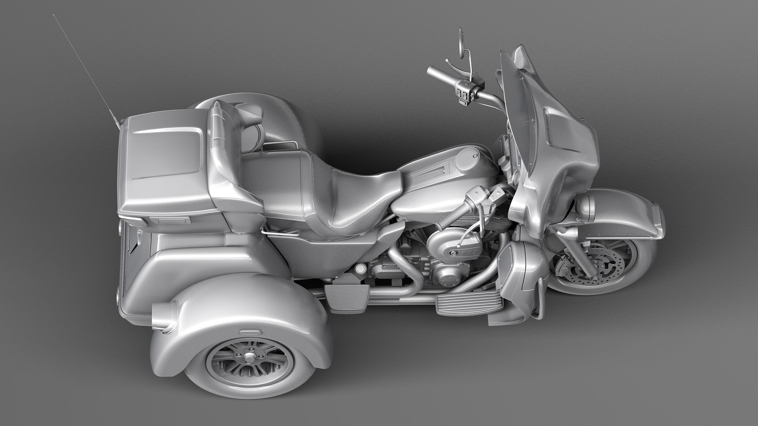 Harley-Davidson TriGlide 2015 3D model_15