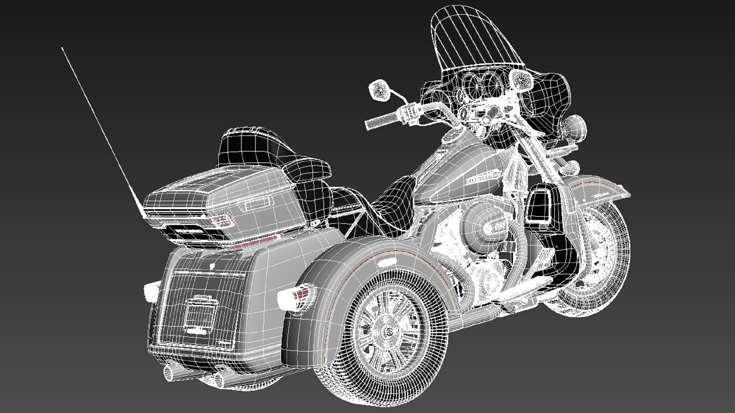 Harley-Davidson TriGlide 2015 3D model_17