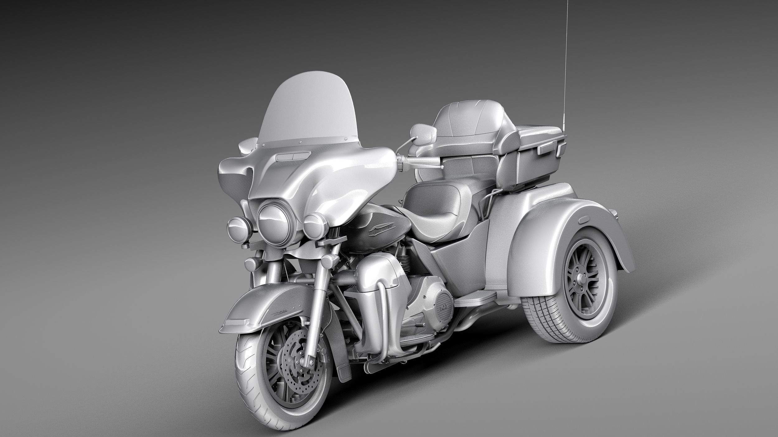 Harley-Davidson TriGlide 2015 3D model_8