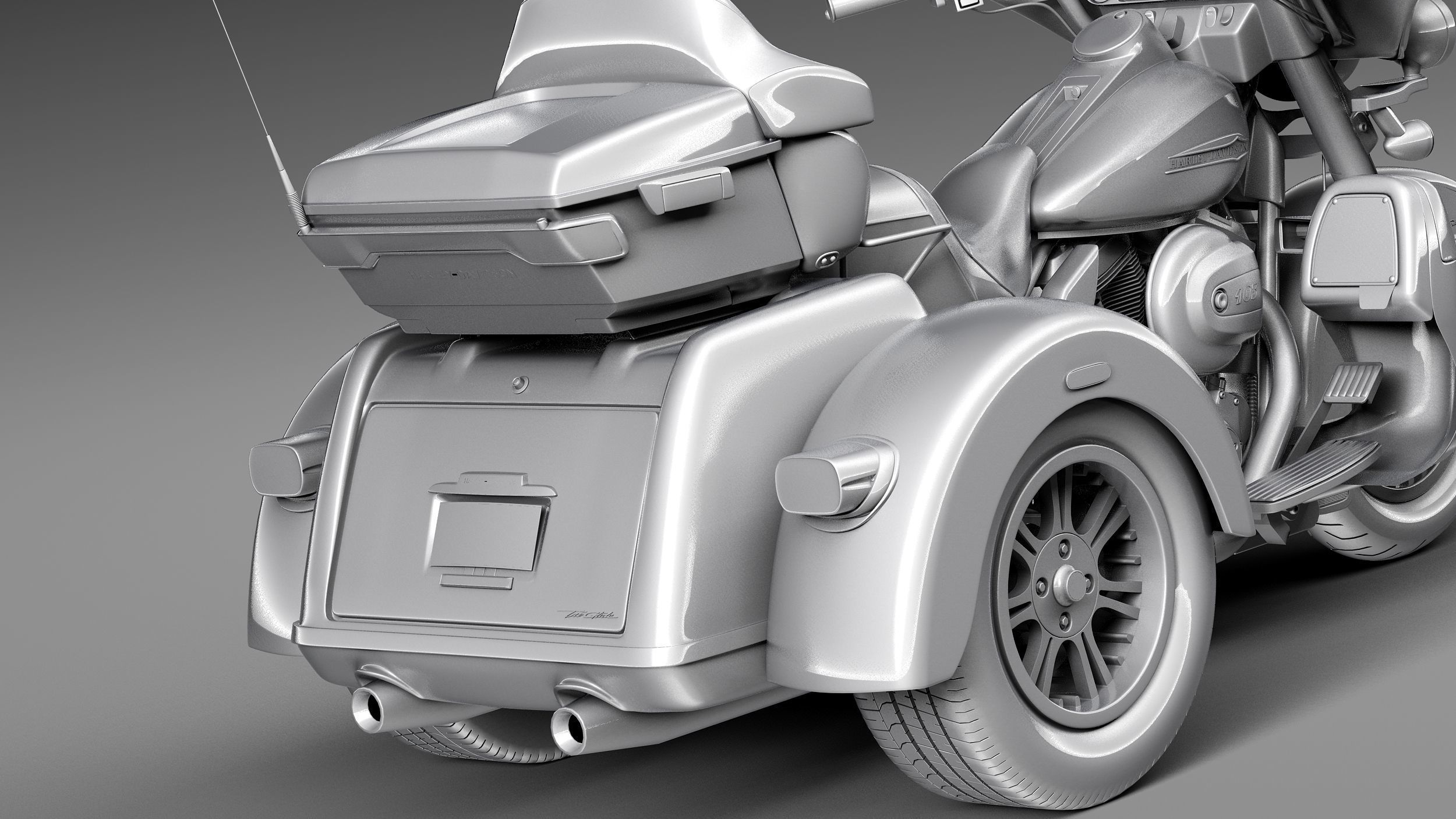 Harley-Davidson TriGlide 2015 3D model_11