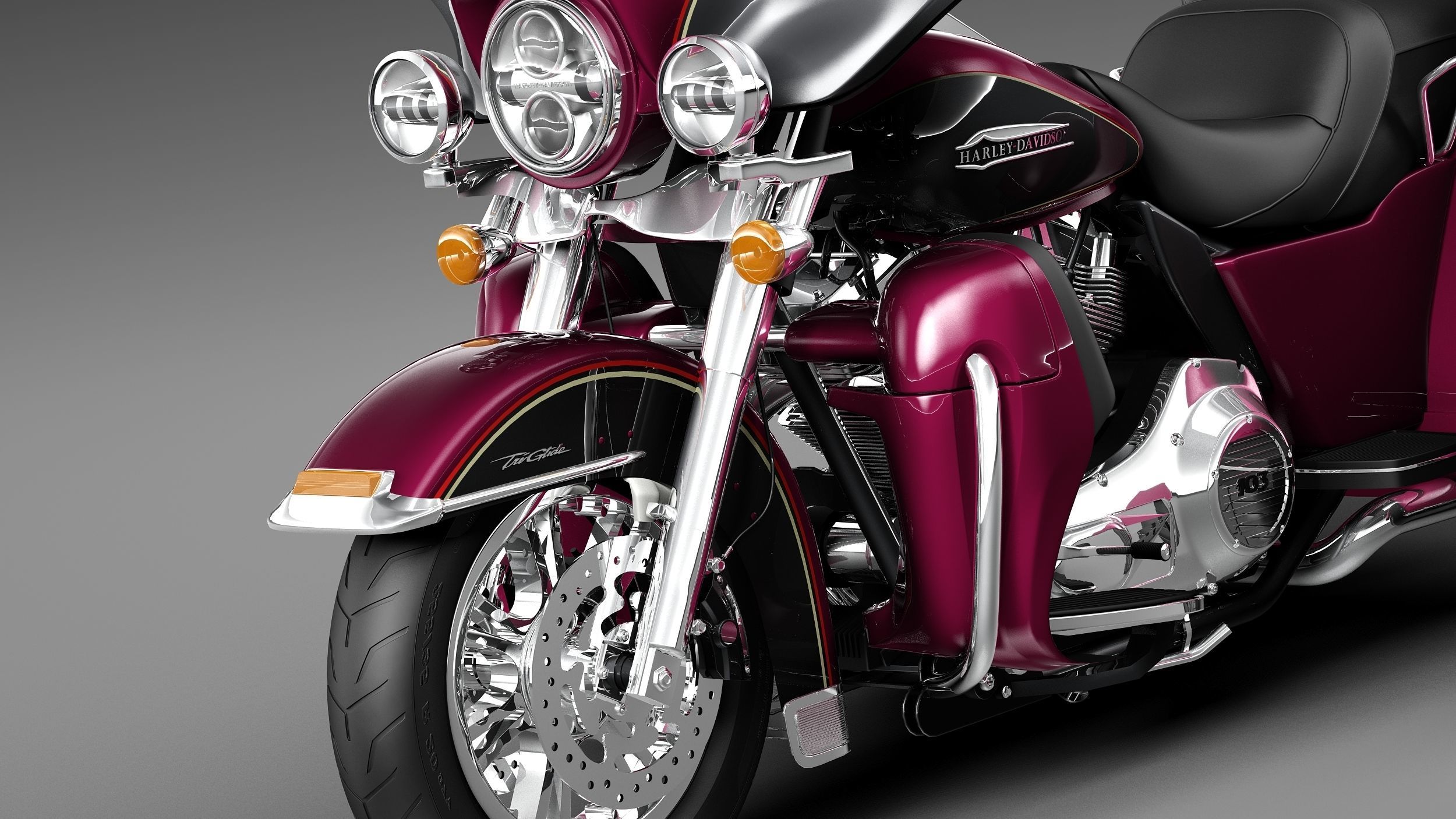 Harley-Davidson TriGlide 2015 3D model_2