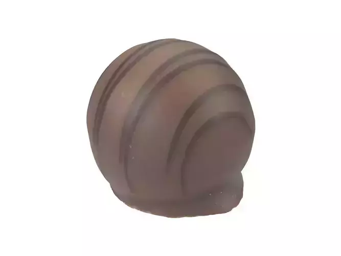 Photorealistic Praline 3D Scan 2