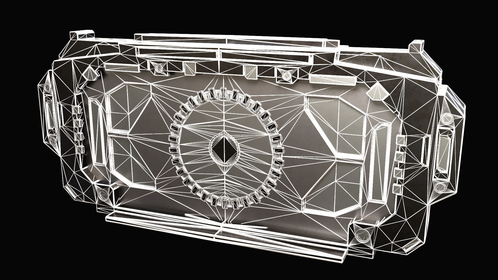 Sci-fi Door 01 Free low-poly 3D model_4