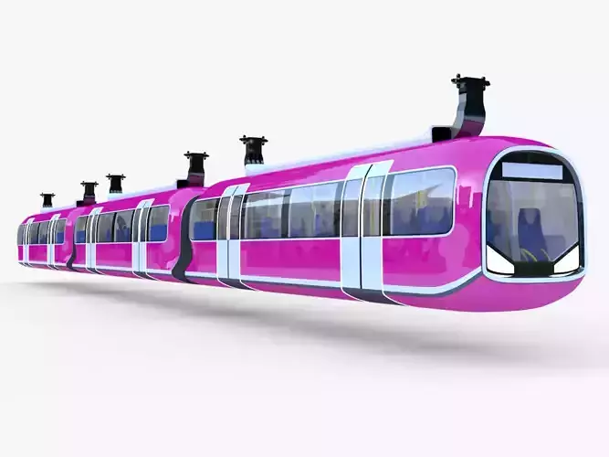 Monorail train II 3D model