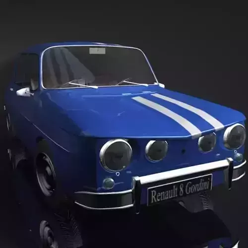 Renault 8 Gordini 3D