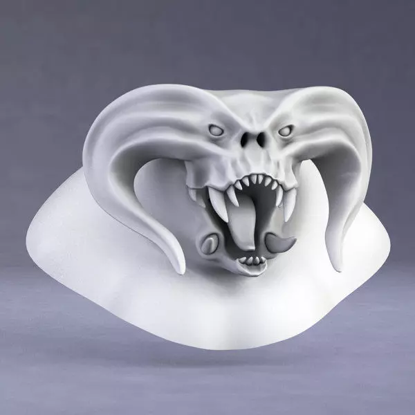 Balrog demon head 3D model_0