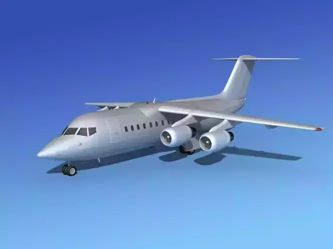 BAe 146-200 Bare Metal