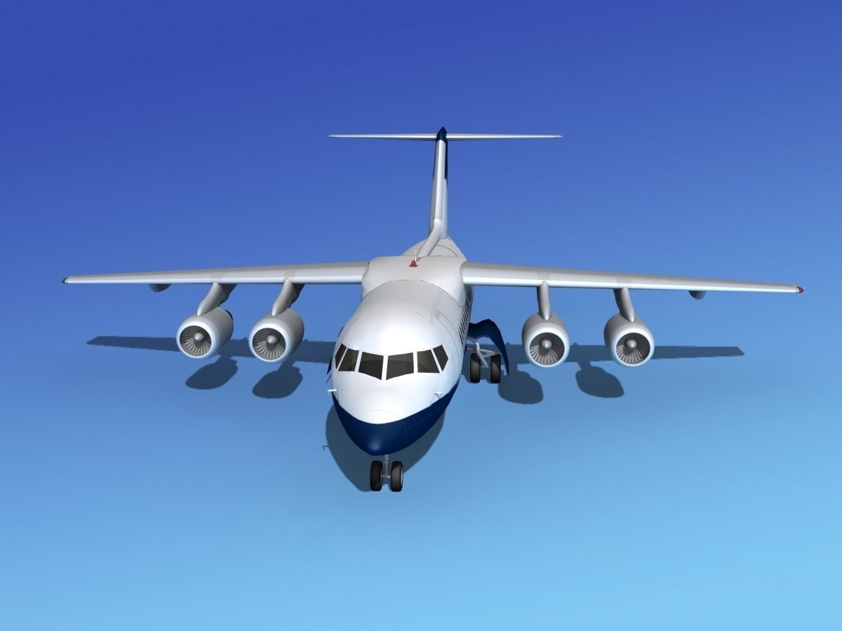 BAe 146-200 British Airways 3D model_2