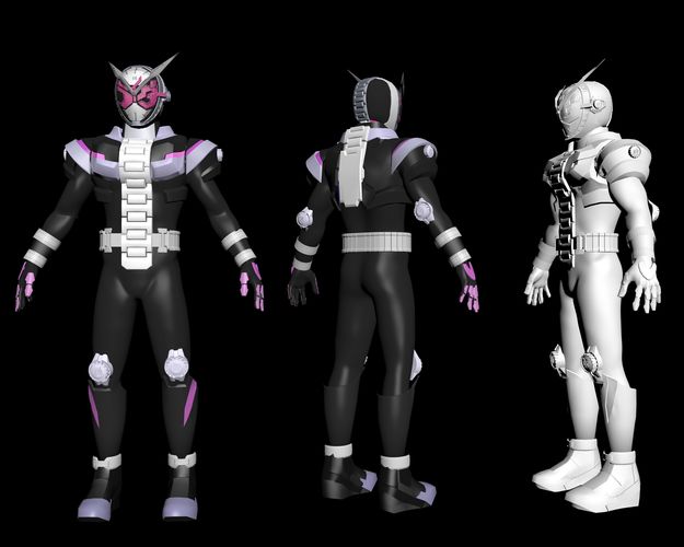 kamen rider ZI-O full armor 3D print model