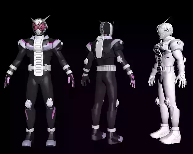 kamen rider ZI-O full armor 3D print model
