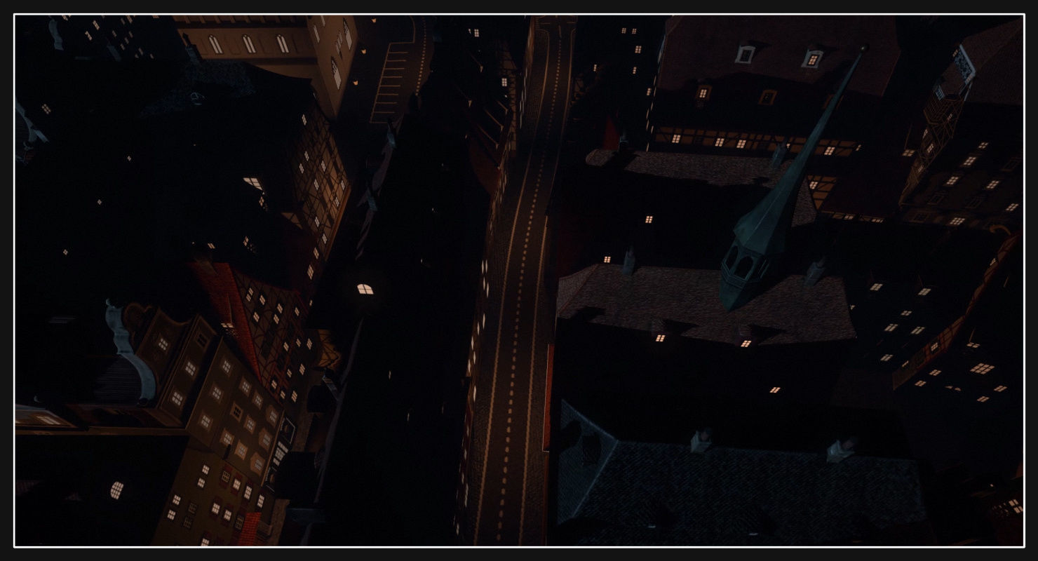 Old European Town Low-poly 3D model_58