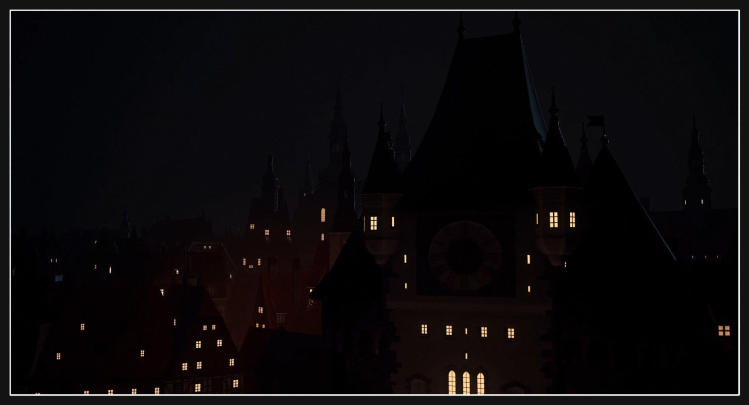 Old European Town Low-poly 3D model_49