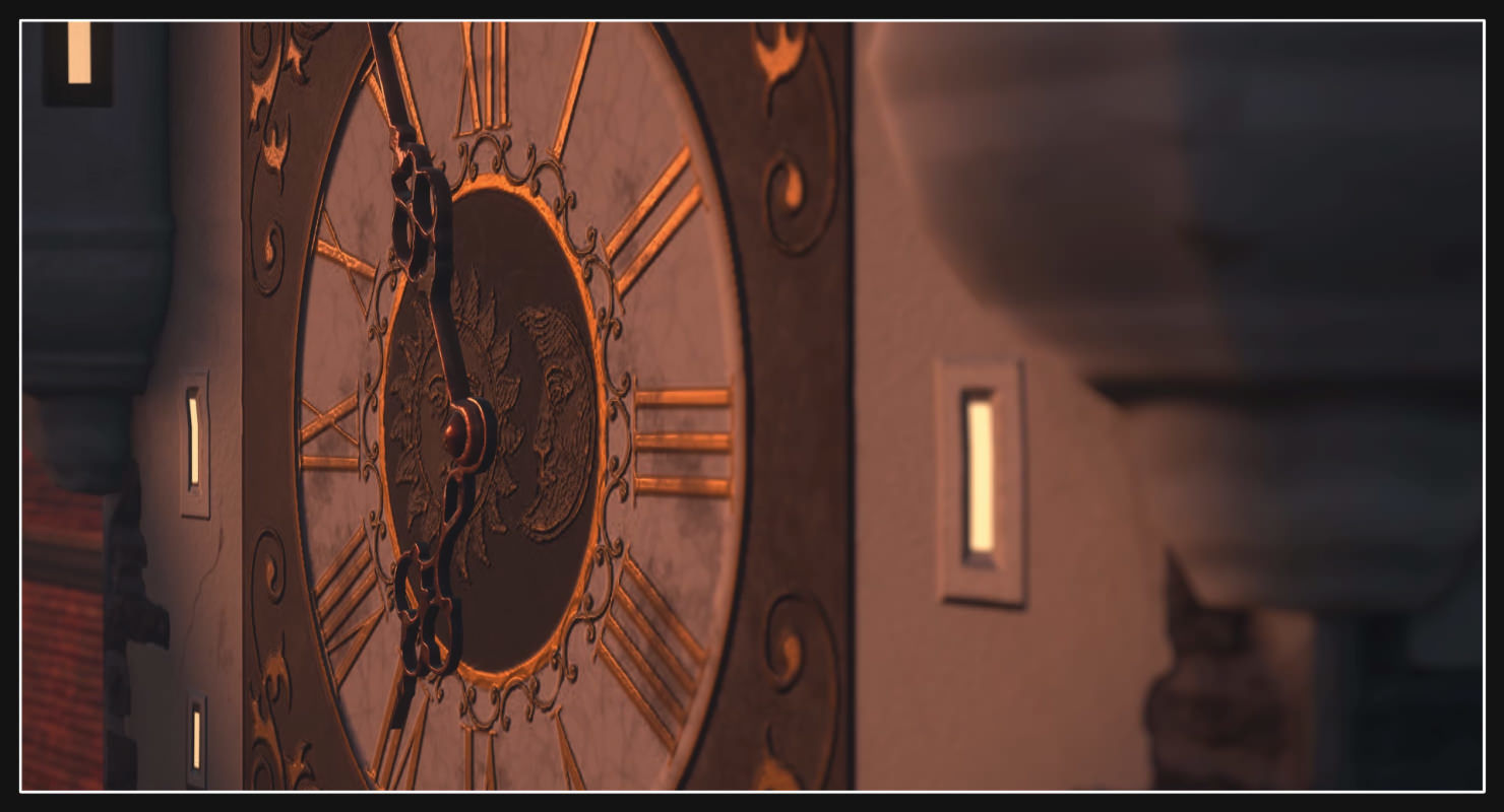 Old European Town Low-poly 3D model_33