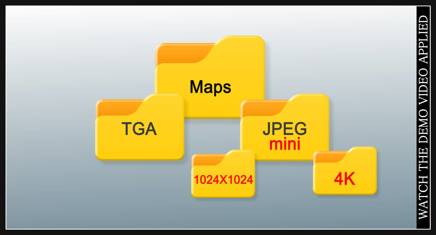 Old European Town Low-poly 3D model_75