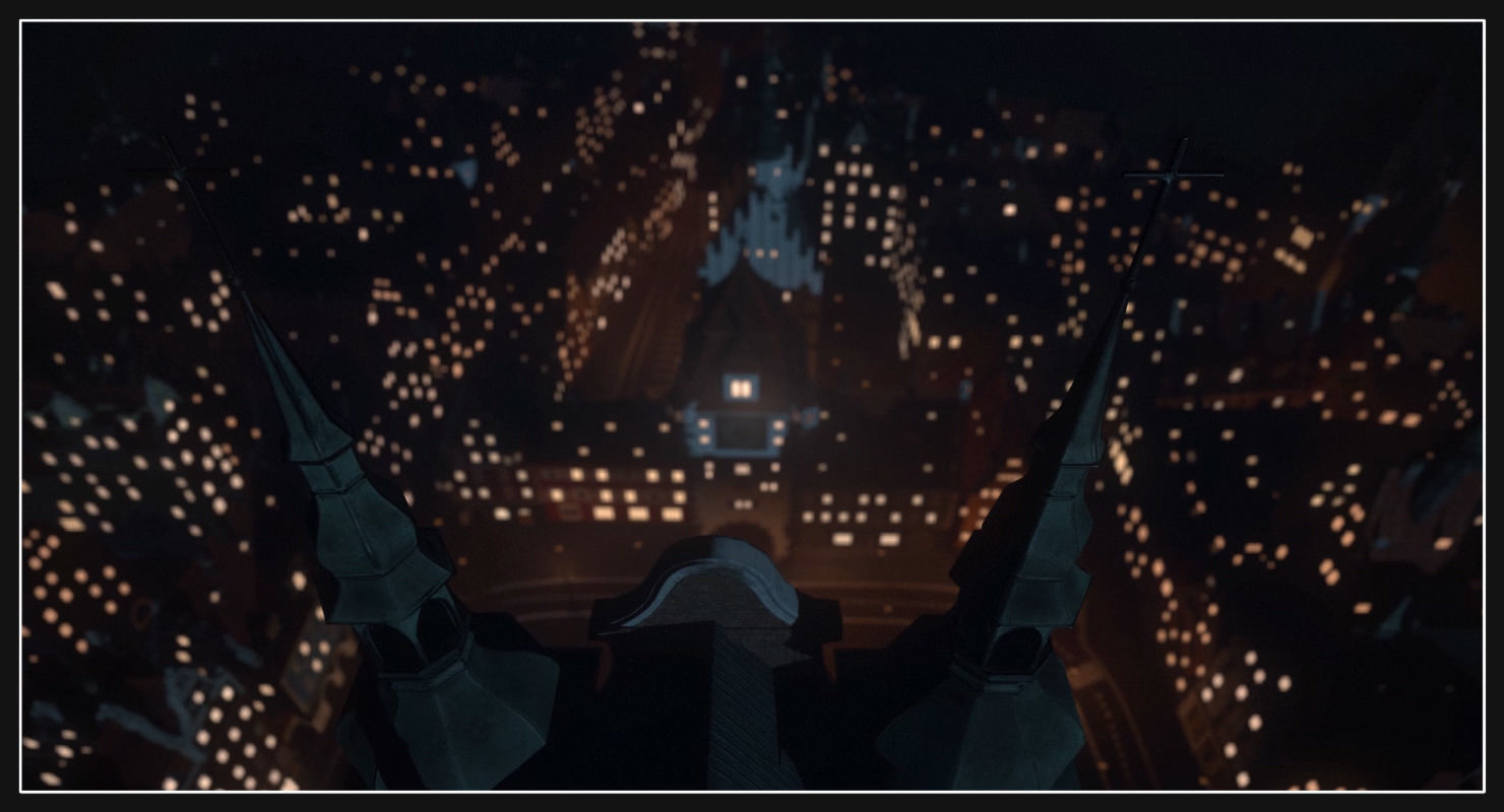 Old European Town Low-poly 3D model_56