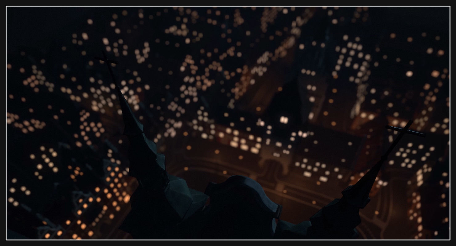 Old European Town Low-poly 3D model_47